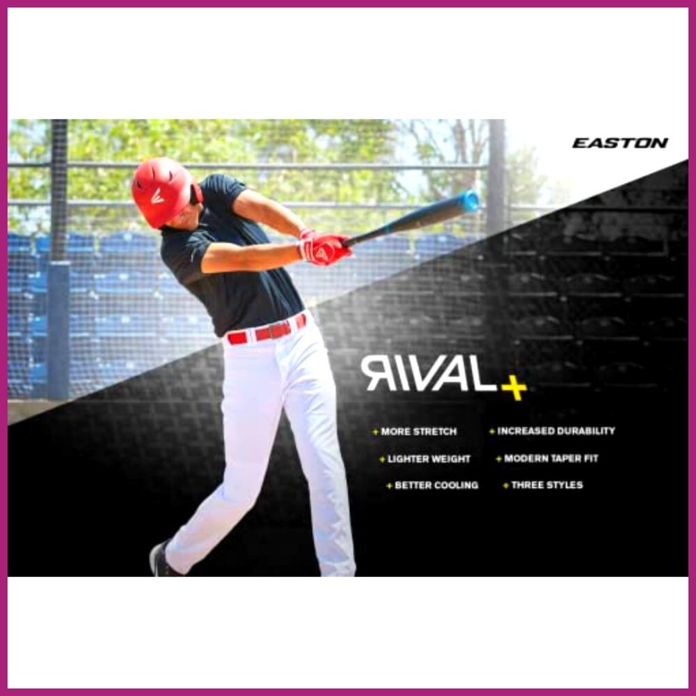 100% Polyester Baseball Pants With Double-Layer R… - image 3